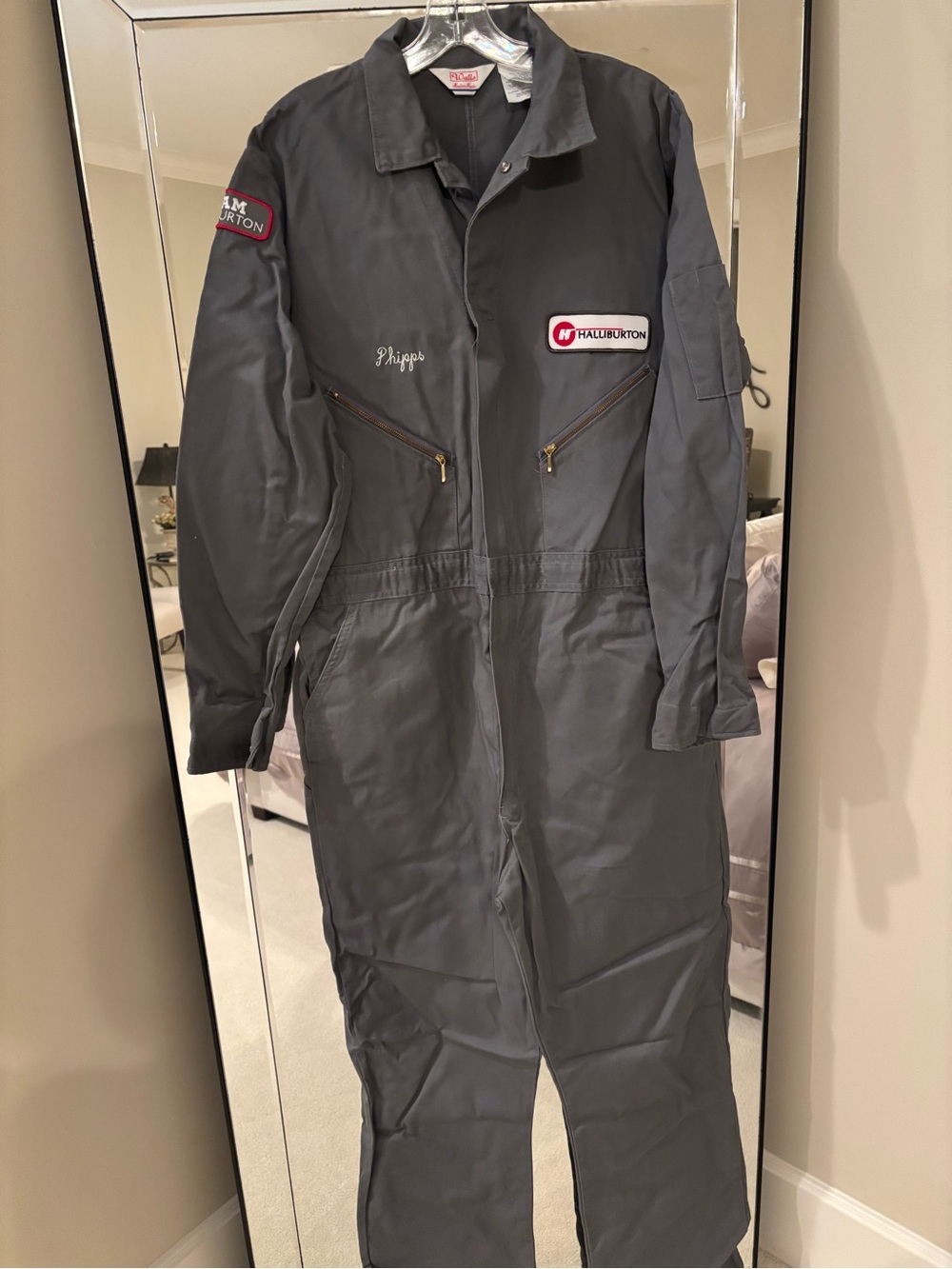 Walls Master Made Industrial Workwear Boiler Suit Coveralls size 44 X Tall